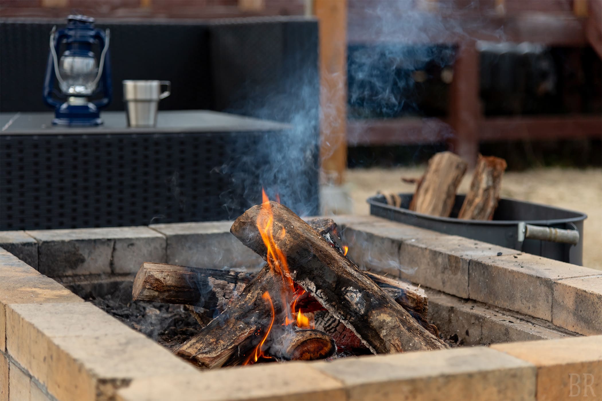 Campfire scene