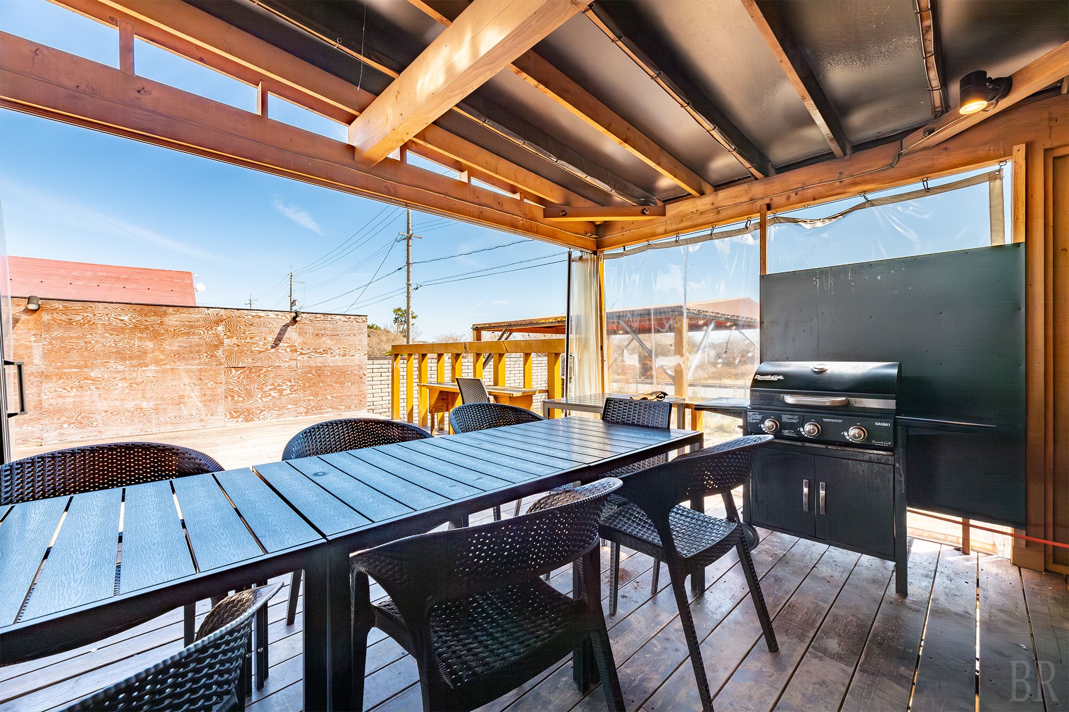 private BBQ space